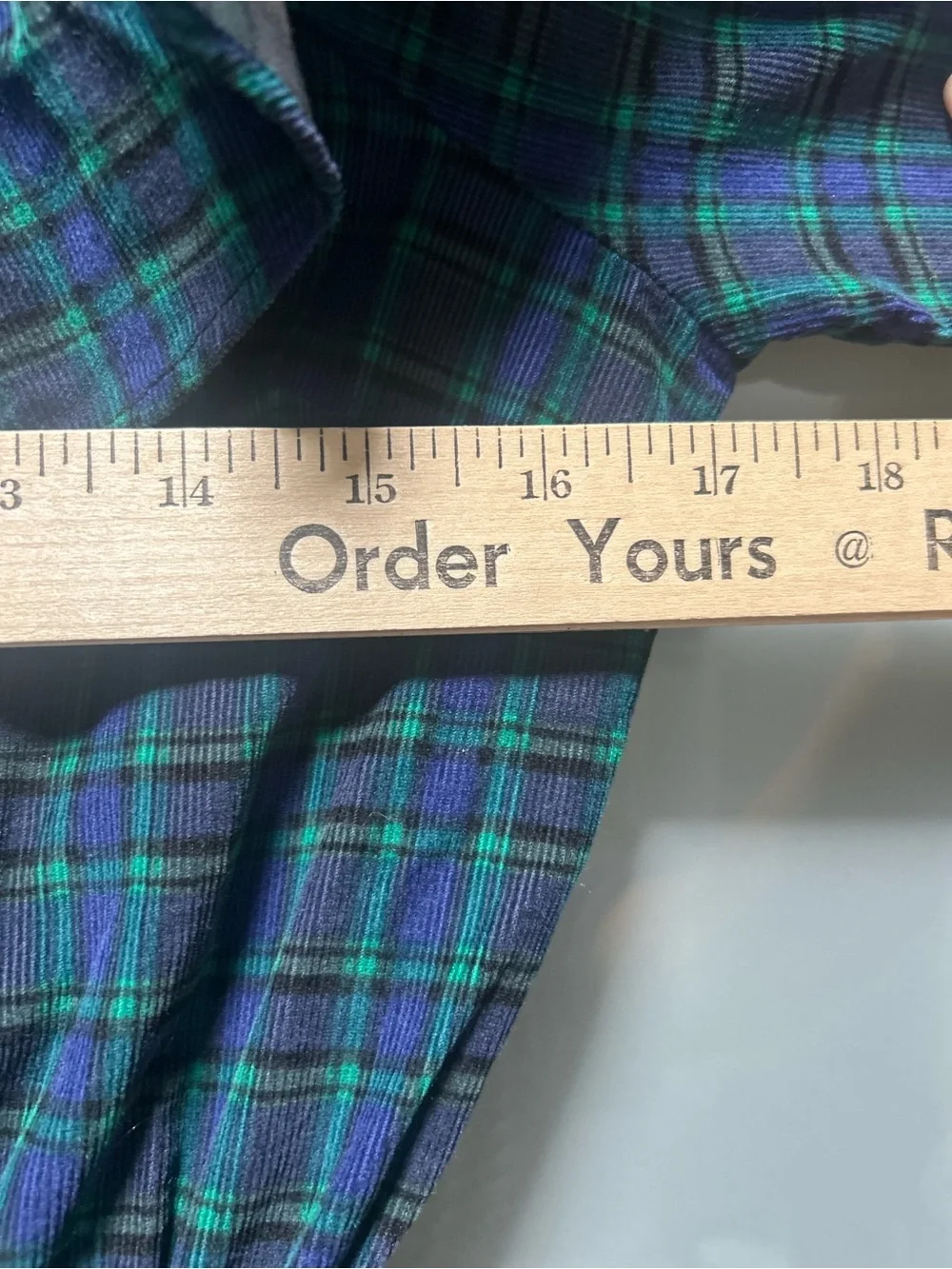 J.Crew crewcuts girls' Corduroy dress features a festive plaid pattern Size 12